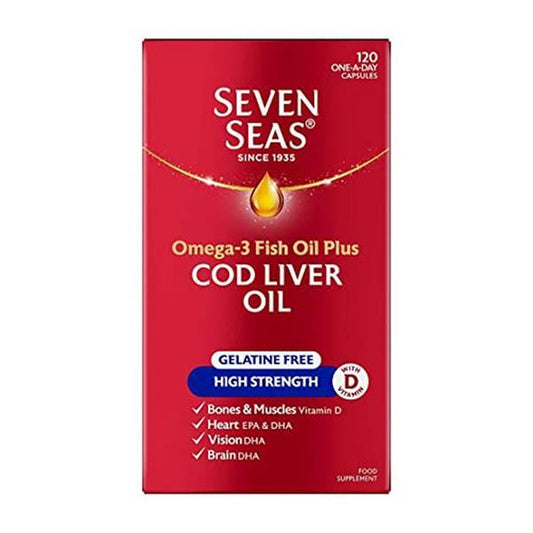 Seven Seas Cod Liver Oil Max Strength  Liquid Omega 3 & fish oil
