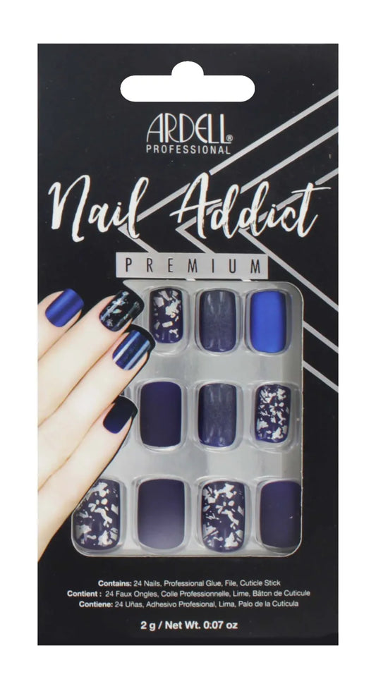 Ardell Professional Nail Addict Premium Matte Blue