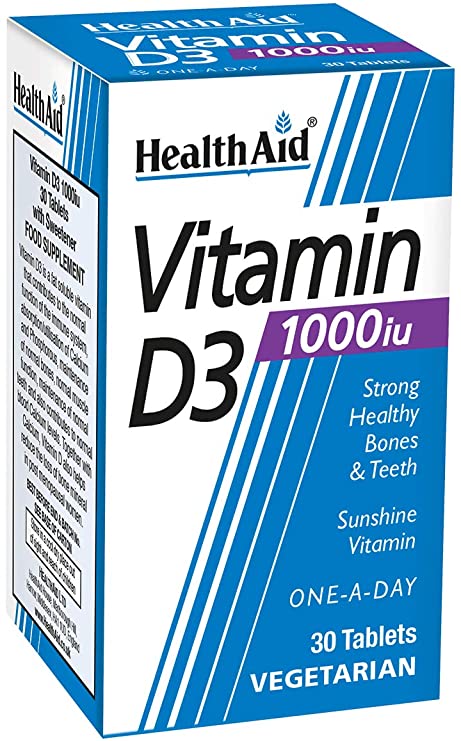 Health Aid Vitamin D3 1000iu 30 Tablets