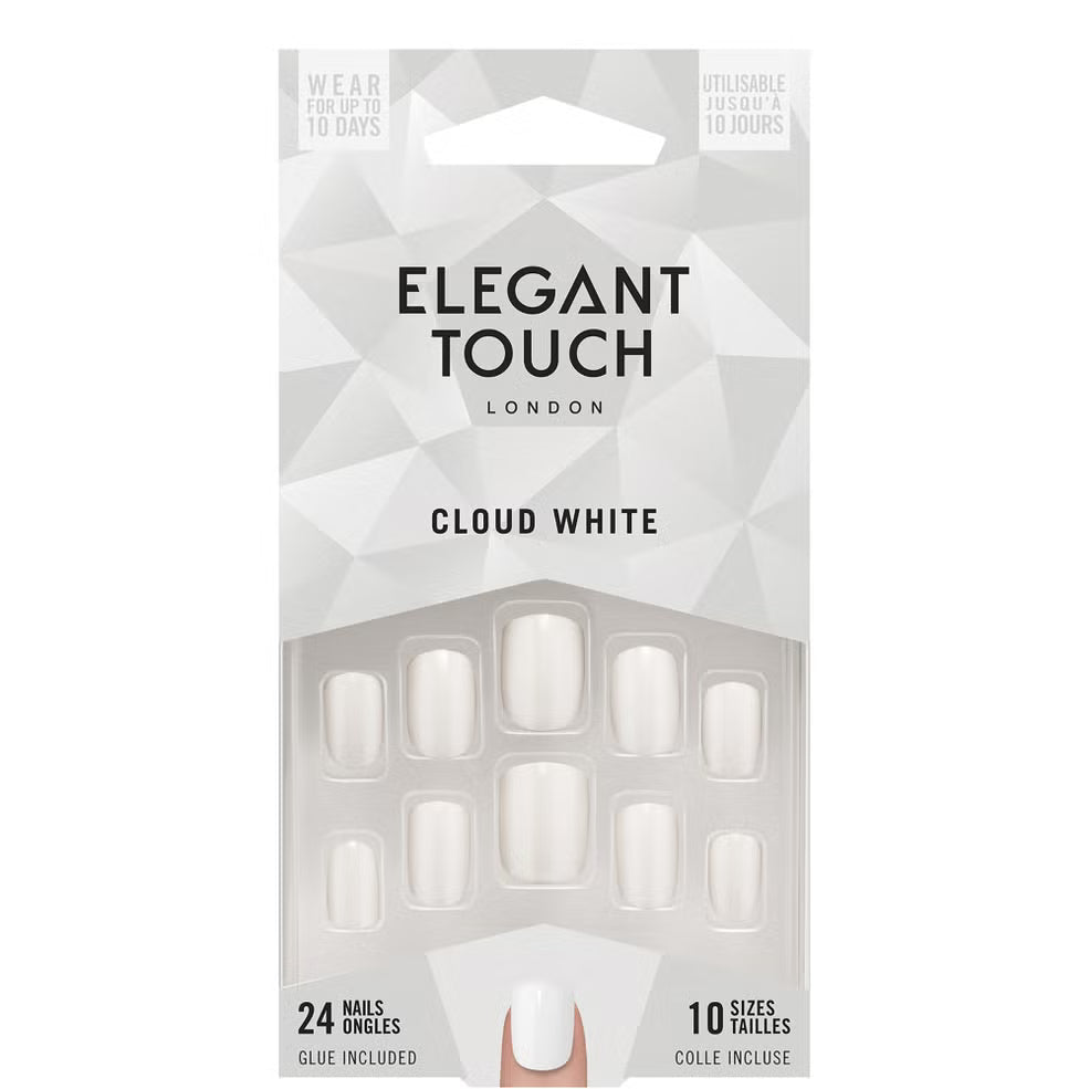 Elegant Touch London Cloud White Nails