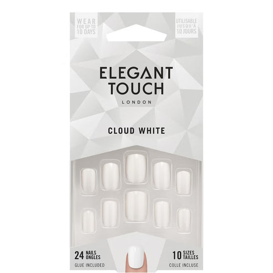 Elegant Touch London Cloud White Nails
