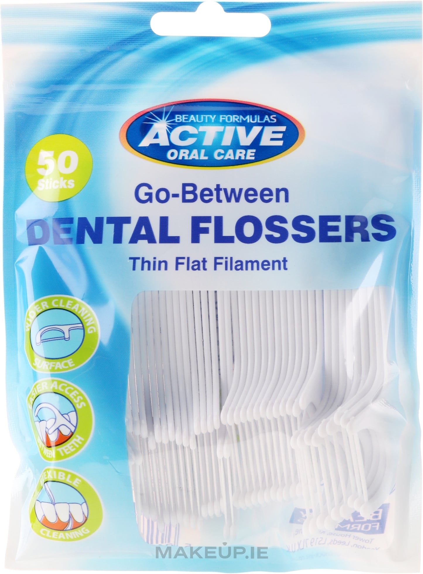 Beauty Formulas Go Between Dental Flossers 50 Sticks