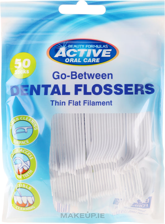 Beauty Formulas Go Between Dental Flossers 50 Sticks