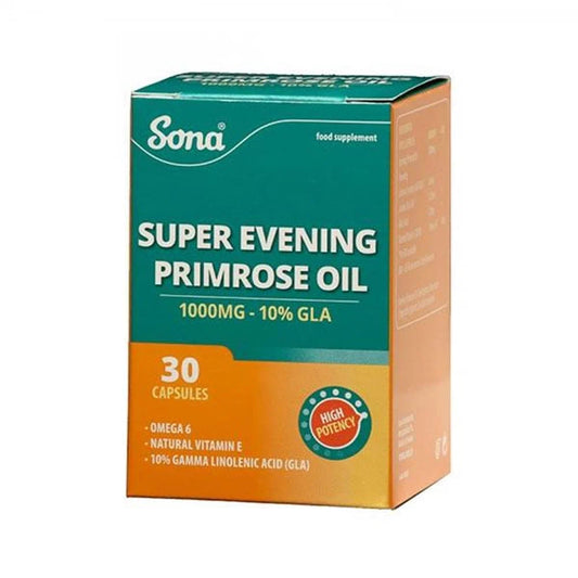 Sona Super Evening Primrose Oil 30 Capsules