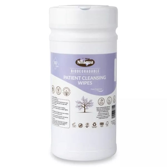 Nilaqua Biodegradeable Patient Cleansing Wipes